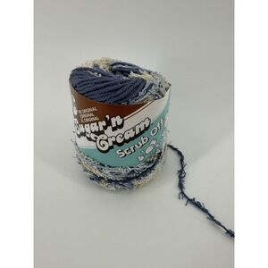 Lily Sugar n Cream Scrub Off Yarn Denim Mezcilla Cotton 2.5 oz